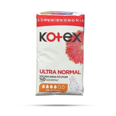 نوار بهداشتی کوتکس نرمال مدل Ultra Normal بسته 24 عددی
