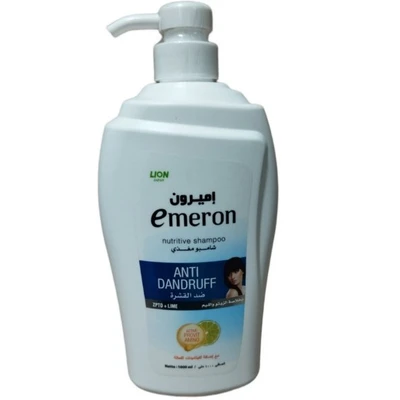 شامپو امیرون emeron سفید ضد شوره مدل anti dandruff حجم 1000 میل