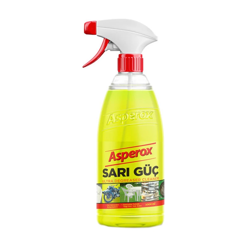 اسپری چربی زدای قوی آسپروکس Sarı Güç اورجینال حجم 1000میل