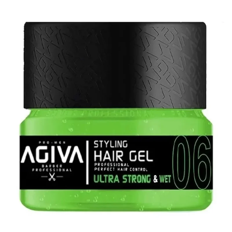 ژل موی خیس آگیوا 06 مدل ultra strong & wet با حالت دهی بالا حجم 700 میل