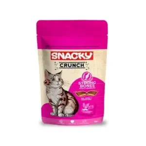 تشویقی کرانچی گربه اسنکی مدل Strong Bones با طعم مرغ و پنیر 60 گرم