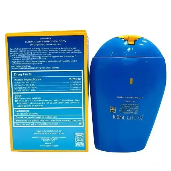 ضد آفتاب لوشن شیسیدو انواع پوست spf50 حجم 100میل