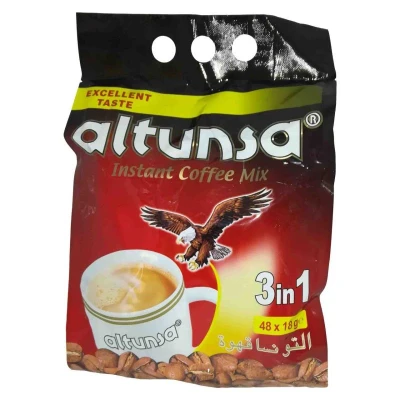 قهوه فوری آلتونسا 3*1 - ساشه 18 گرم بسته 48 عددی